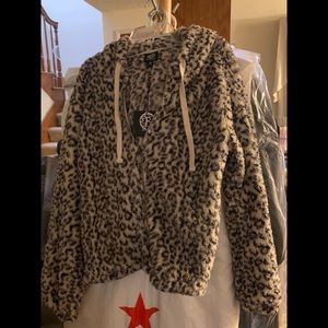 Snow Leopard Plush Jacket